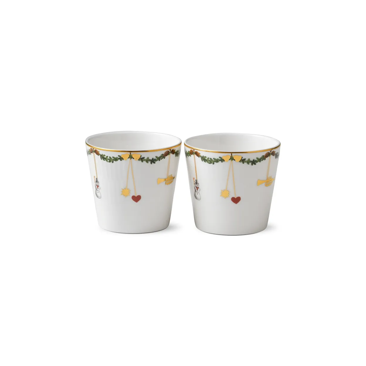 Stjerne Riflet Jul multikop, 30 cl, 2 stk.
