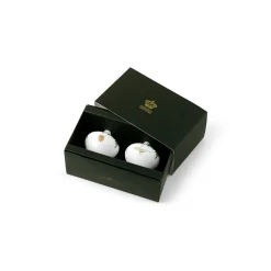 Stjerne Riflet Jul ornament, 8,5 cm, 2 stk.