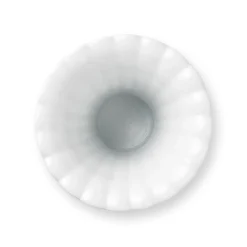 Vase med guldkant, 23 cm